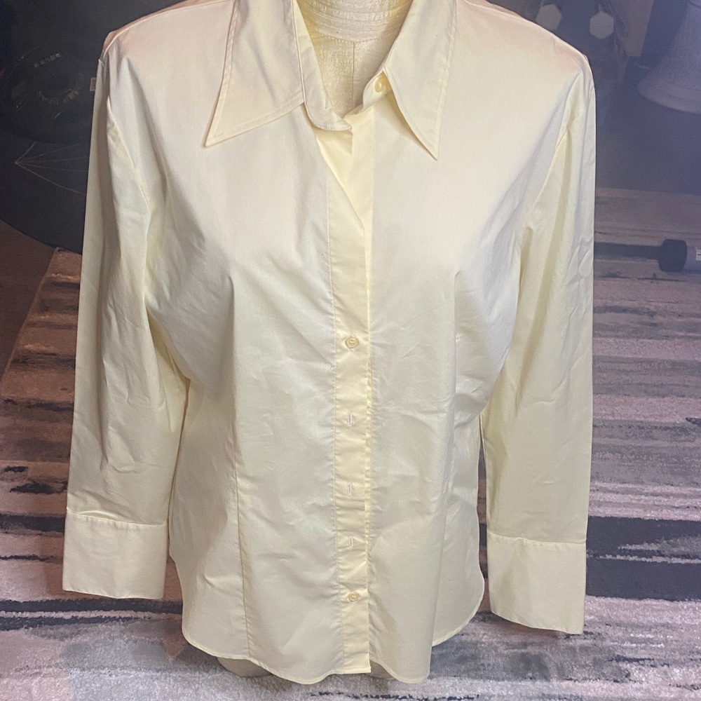 Elegant light yellow  Women's Top
